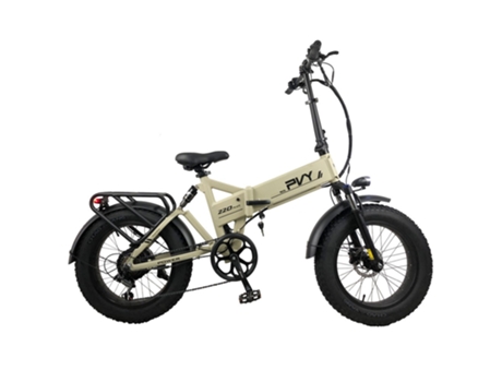 Bicicleta Elétrica PVY Z20 Plus 1000W Motor 50Km - H Velocidade 16.5Ah Bateria 80-120Km Alcance 150Kg Carga -Caqui