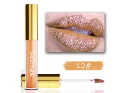 Labial Diamante Color Brillo Labial Impermeable Largo Duración No Pegajoso (12)