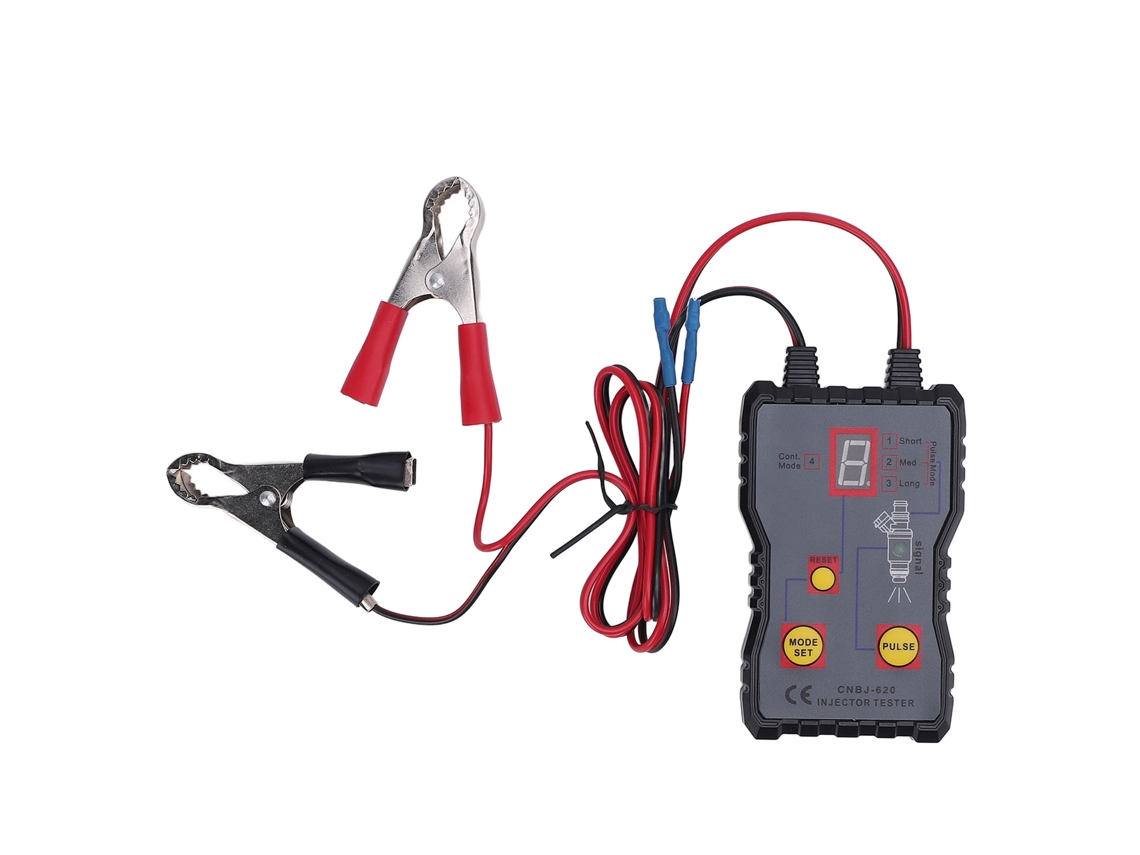 Kit testador de injetor de combustível YURU 620 4 modos de pulso 12V para automóveis e motos