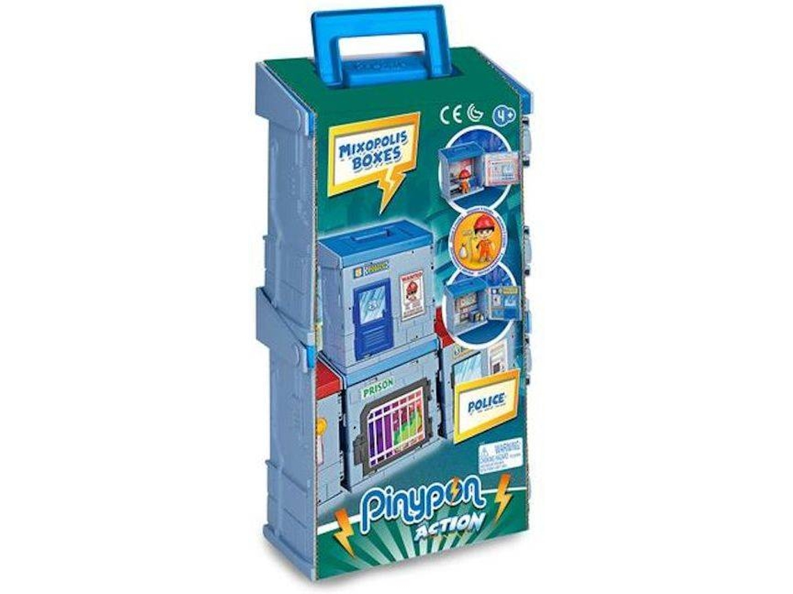Boneca PINYPON Action 2 Mixopolis Boxes Polícia