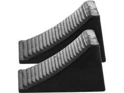Calços De Roda De Borracha Antiderrapantes De 2 Peças, 10x10x16 Cm, Para Reboque, Autocaravana E Veículo Utilitário.