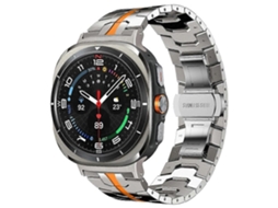 Pulseira De Liga De Titânio Com Fecho Borboleta Para Samsung Galaxy Watch Ultra 47mm