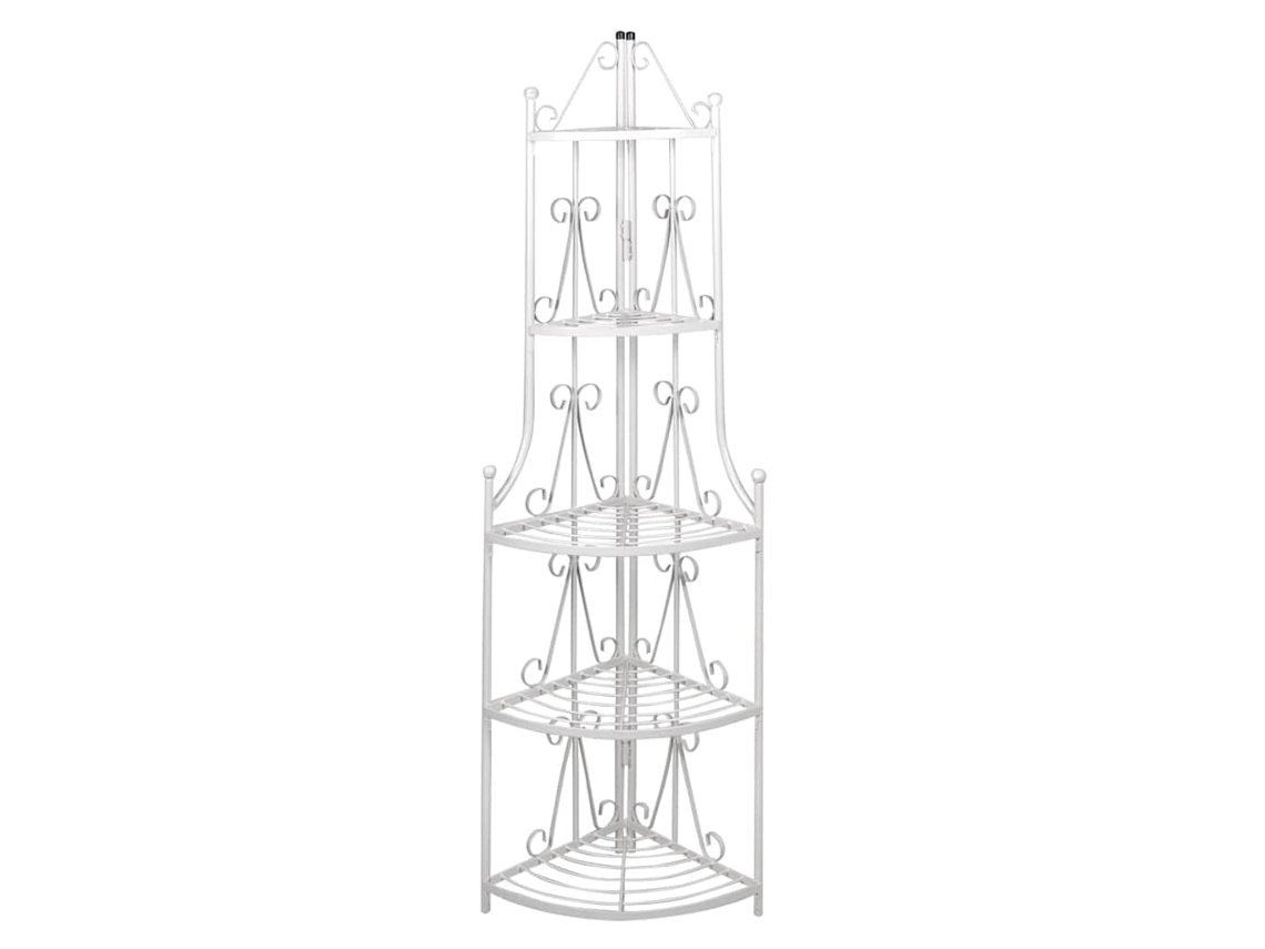 Suporte De Canto Para Planta / Branco