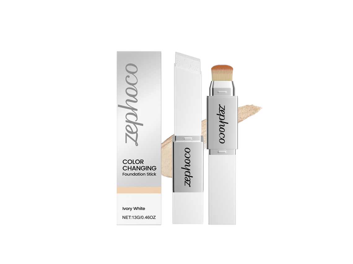 L axiscreed Pincel 2em1 Bicolor para Aplicação de Base Branca Ívor e Efeito Mudança LAXISCREED