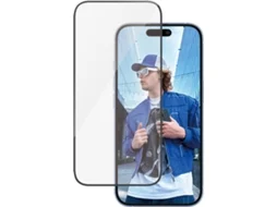 Película de Vidro para Ecrã PANZERGLASS iPhone 15 / 16 / 2024 6.1'' - Ultra-Wide Fit