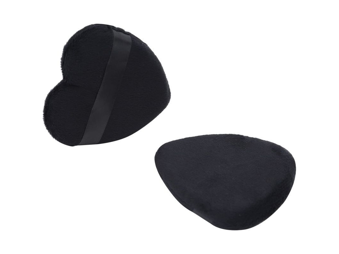 Puff de Maquiagem de Algodão Sponge Blender Limpador Base Pó Facial Estilo 1 Preto