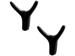 2pcs Perchas De Pared Retro De Metal Gancho De Sombrero Rack Almacenamiento Pared Para Abrigo Baño