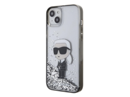 Capa Ikonik Flutuante para iPhone 15 KARL LAGERFELD Prateado