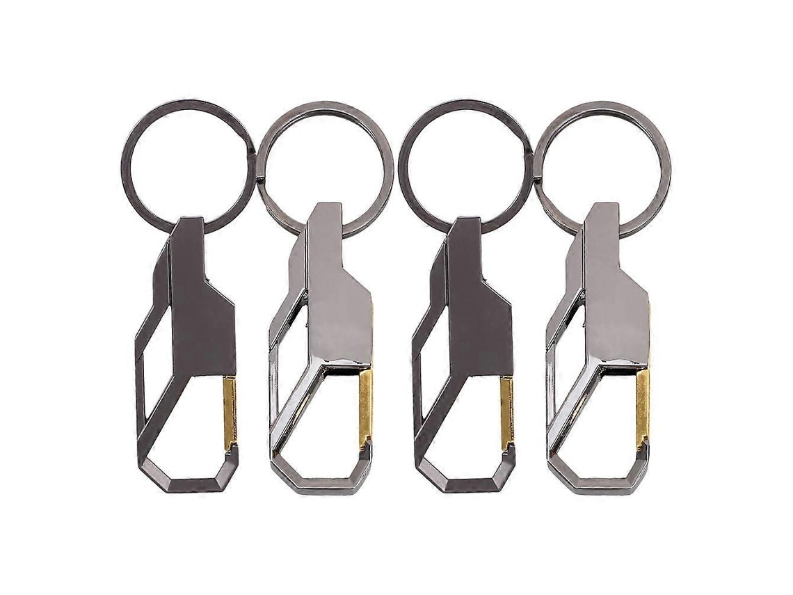 Conjunto De 4 Chaveiros Com Clipe Para Carro, Chaveiro Anti-perda, Porta-chaves Masculino Para Cinto.
