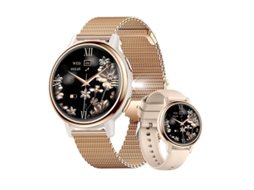Ak88 Smartwatch Feminino, Monitoramento de Saúde e Chamadas Bluetooth Bestvite (rosa)