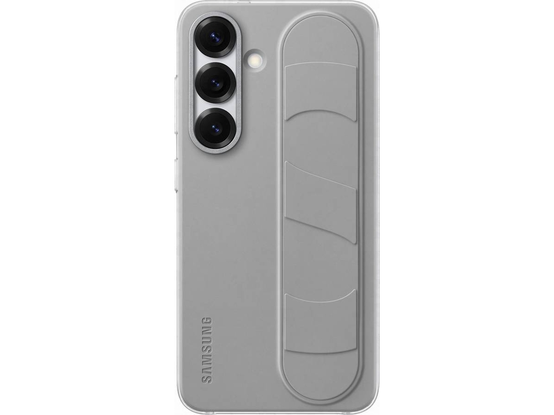 Capa SAMSUNG Galaxy S25 Standing com Fita (Outlet Caixa Aberta - Cinzento)