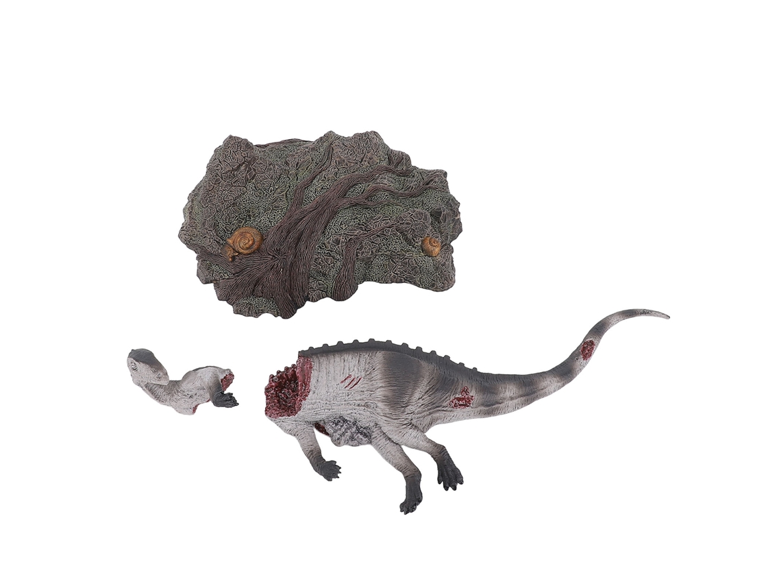 Mali modelo de Dinossauro Plástico Realista Educativo com Base de Exibição para Crianças e Adultos