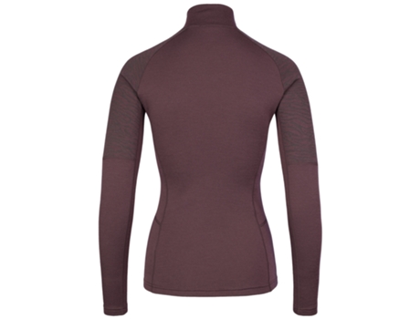 Camisola de Mulher JOHAUG Fecho Elevate Lã Vermelho (XS)