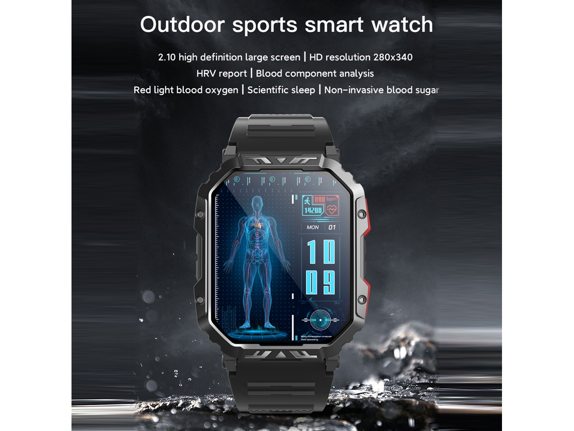 Relógio Inteligente LAXISCREED com Chamada Bt Ip68