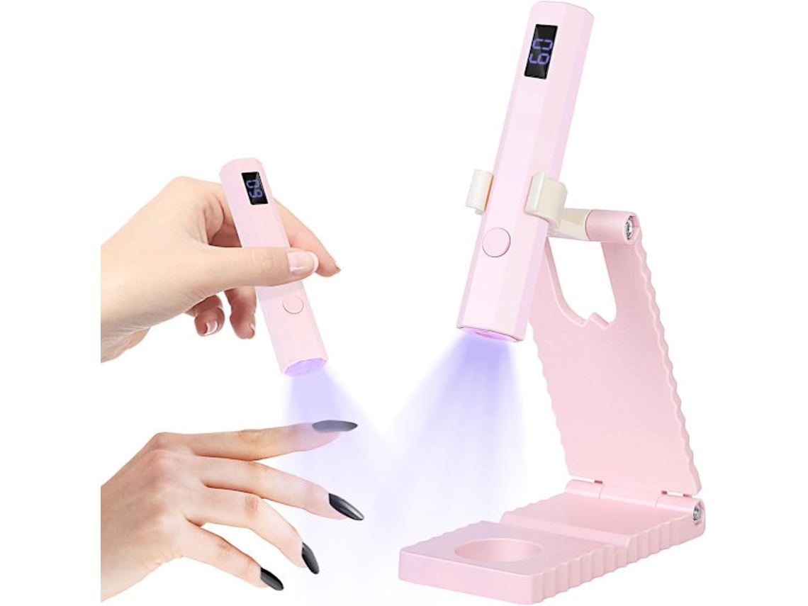 Mini Lâmpada Uv Para Unhas, Dois Modos De Temporizador