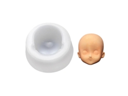 Molde De Silicone Para Decoração De Rosto De Bebê, Bonecas E Chocolates, Ideal Para Confeitar Doces, Bolos E Cupcakes.