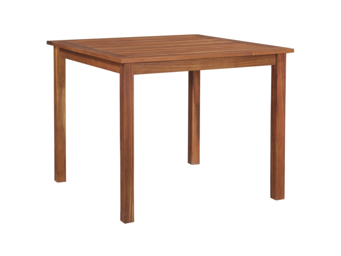 Dining Table, Dining Tables Vidaxl Marrom Madeira De Acácia (85 X 85 X 74 Cm)