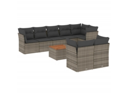 Garden Sofa Set, Garden Sofa Sets Vidaxl Cinzeto Rattan / Vime (n/a)