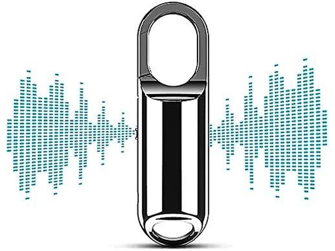 Mini Gravador Ativado Por Voz, Recarregável Por Usb, Usado Para Palestras, Reuniões, Entrevistas 32gb Yizhood (prata)