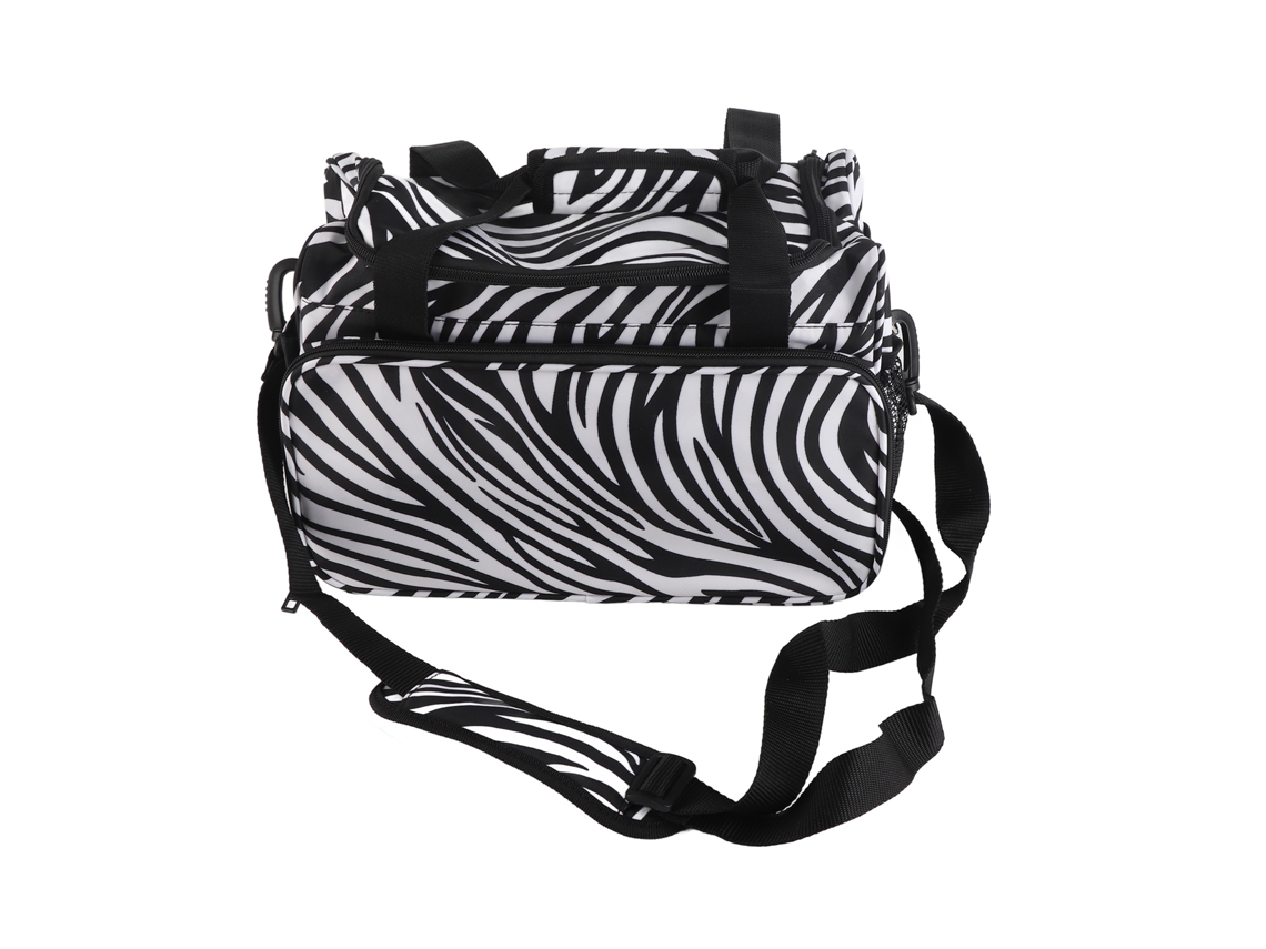 2026-bolsa Portátil Para Ferramentas De Cabeleireiro Com Listras Zebra, Estojo Para Tesouras E Pentes De Barbearia E Salão