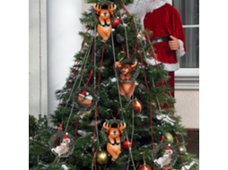 Laxiscreed Laje De Natal Com Material Acolhedor Para Decoração Natalícia