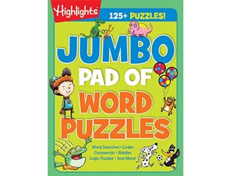 Livro Jumbo Pad of Word Puzzles de Highlights (Inglês)