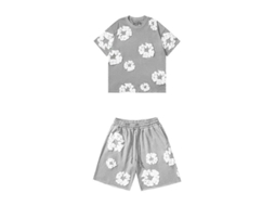 _conjunto de Shorts Masculino Verão 2025, Algodão, Casual Fitness, Viagem, 2 Peças