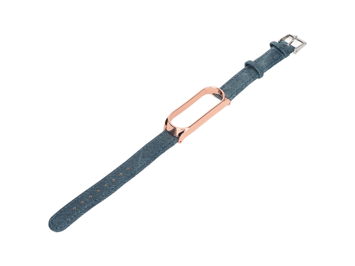 Rebe-cinto De Relógio De Jeans Para Xiaomi Mi Band 5 6
