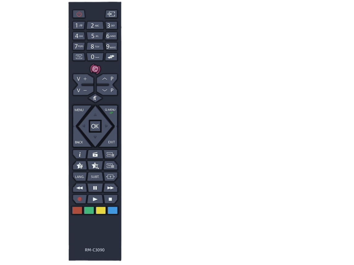 Controle Remoto para Tv Hitachi / Jvc Rm c3090 Substituição XIAOMOYU