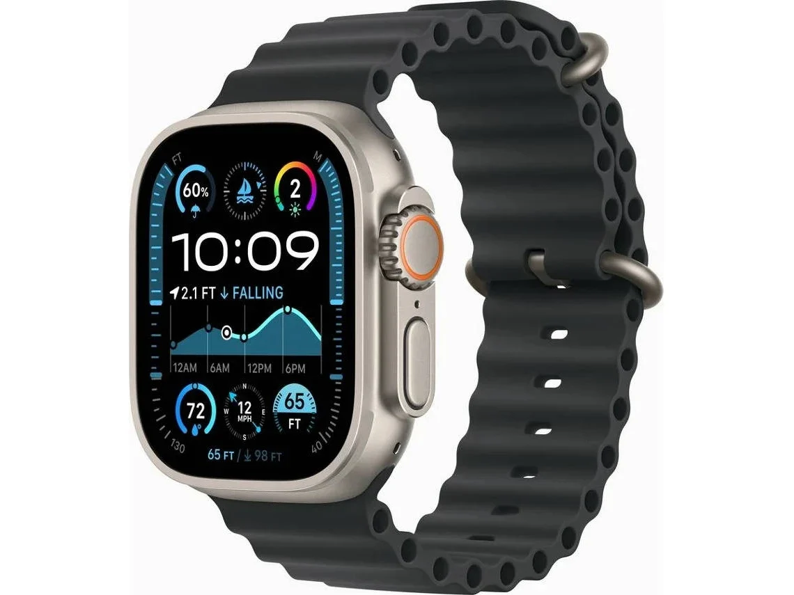 APPLE Watch Ultra 2 GPS+Cellular (Recondicionado Flippers Marcas Mínimas - 49 mm- Titânio, Preto)