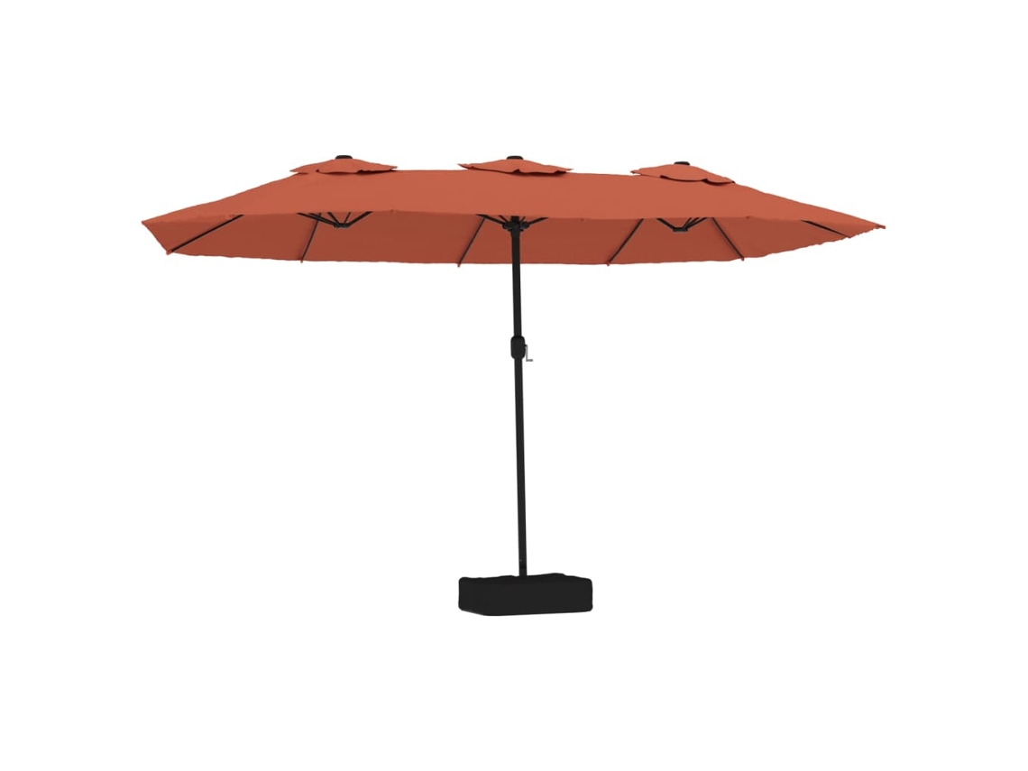 Guarda-sol VIDAXL Laranja (449x245 cm)