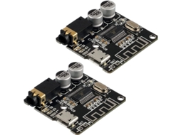 Yuru módulo Receptor de Áudio Bluetooth 5.0 Platina 5pcs Decodificador Mp3 Amplificador Estéreo Carro 3.7 5v Cartão de Som Computador