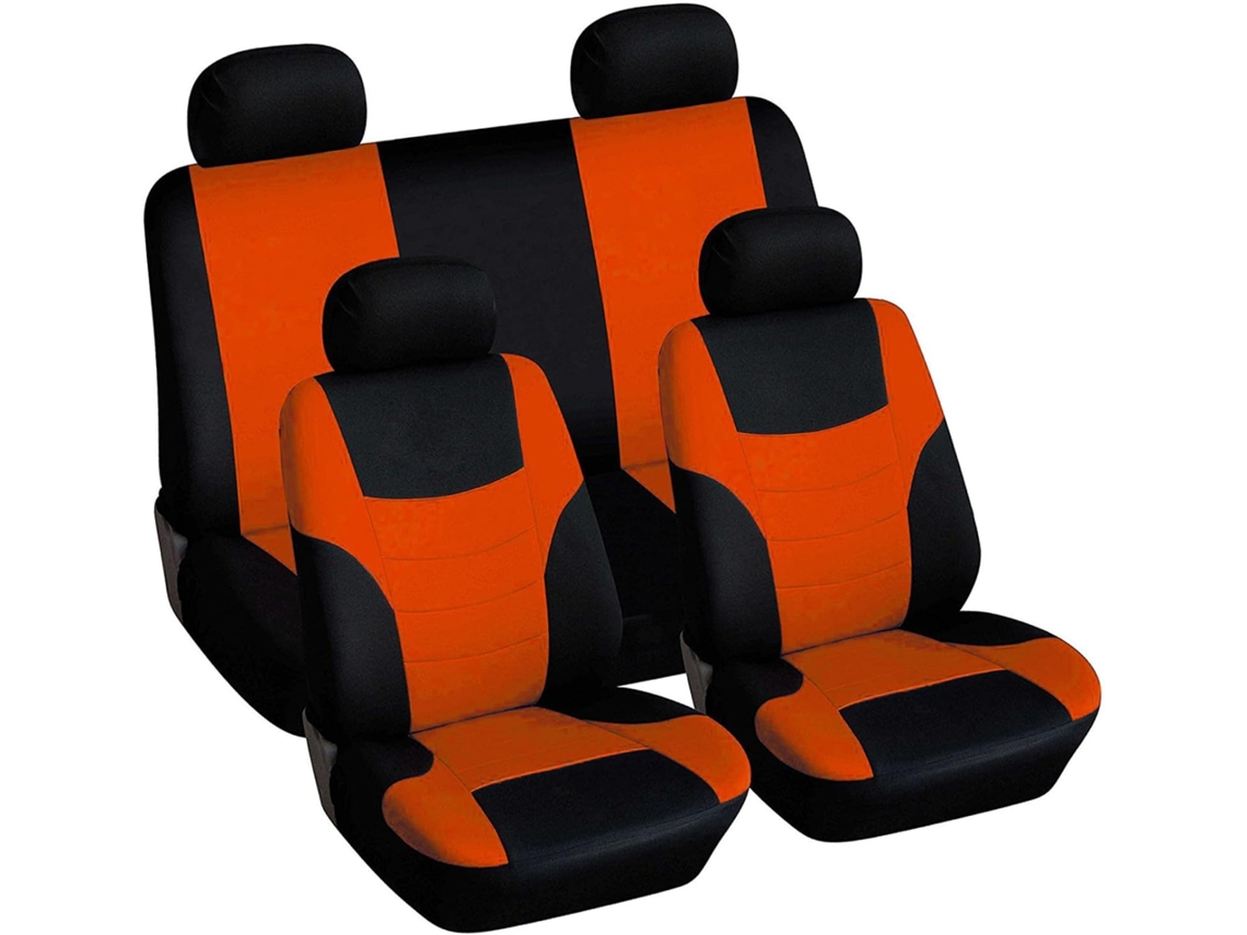 Conjunto De 8 Capas Protetoras Para Bancos Carro,em Tecido Malha,resistentes,estilosas E...