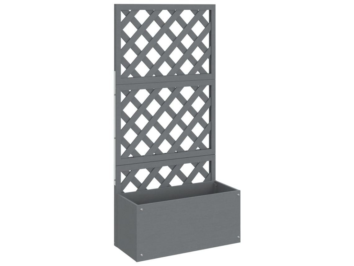 Trellis Planter, Trellis Planters Vidaxl Cinzeto Wpc (65 X 33 X 135 Cm)
