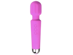 Vibrador Portátil 20 Modos Vibração Forte Massageador Silencioso Roxo CZHHMART