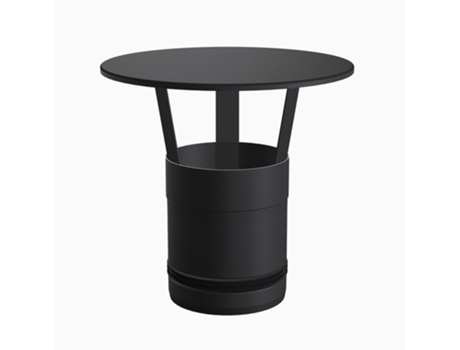 JEREMIAS SOMBRERETE 80 Ø INOX NEGRO