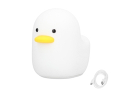 Lanterna Noturna de Silicone Pato Usb com Timer para Bebês S/MARCA