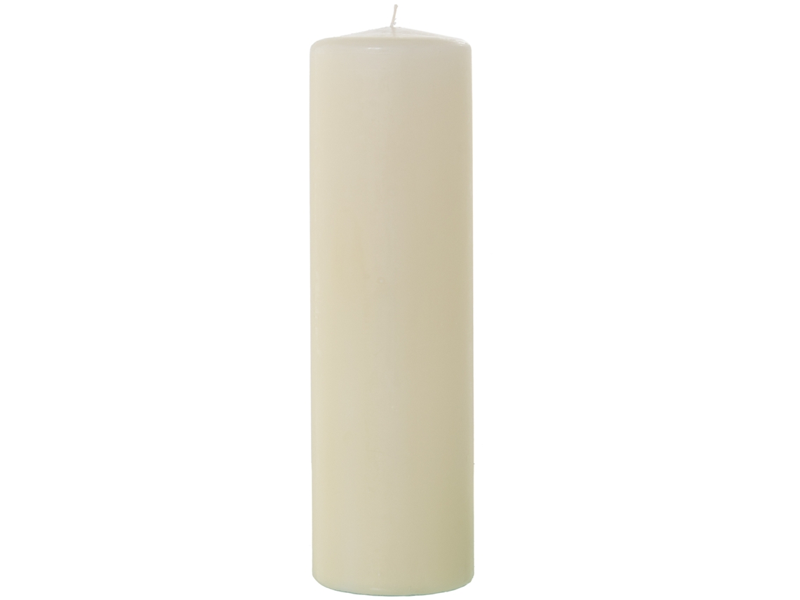 Set 3 Velas DRW Marfim (9x30 cm)