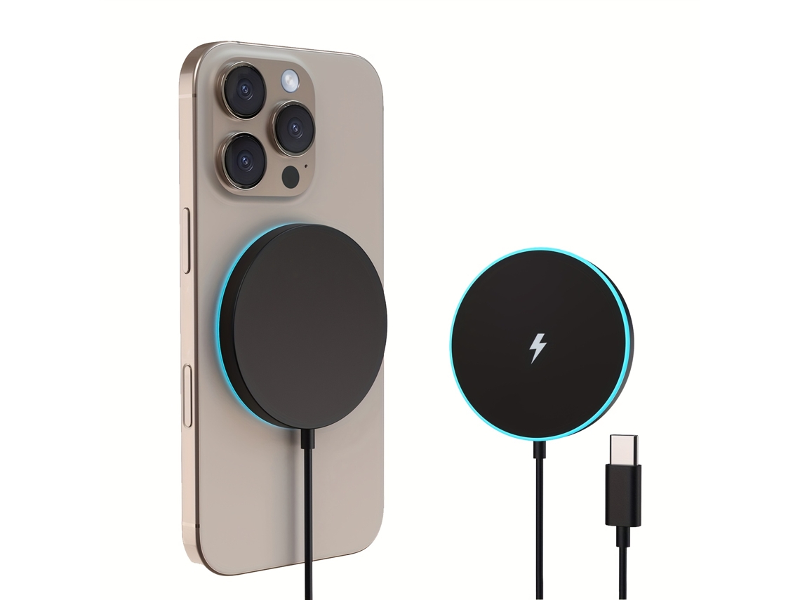 Base de carregamento magnético sem fio para iPhone e Apple Watch com carregamento rápido STELASPLEN