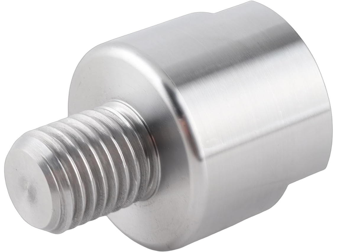 Adaptador Rosca para Mandril de Torno, Adaptador Eixo de Torno em Aço Liga Durável Marcenaria, CHABERLU