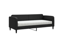 Daybed With Mattress, Daybeds With Mattresses Vidaxl Preto Tecido (80 X 200 Cm)