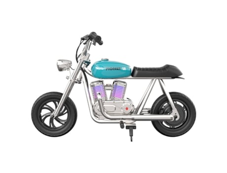 Motociclo Elétrico para Crianças HYPER GOGO Pioneer 12 Plus com Aplicação Pneus Pneumáticos 12'' Altifalante Bluetooth Azul