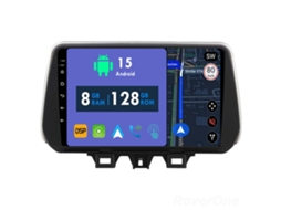 Auto Rádio Carro Bluetooth Autoradio 8GB RAM 128G ROM CarPlay Navegação GPS Ecrã Táctil RoverOne para Hyundai Tucson IX35 2018 2019 2020  