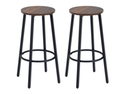 Conjunto de 2 banquetas de estilo industrial BTFORUS