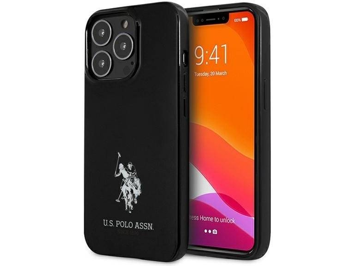 Capa Apple iPhone 13 Pro Max US POLO Logo Preto