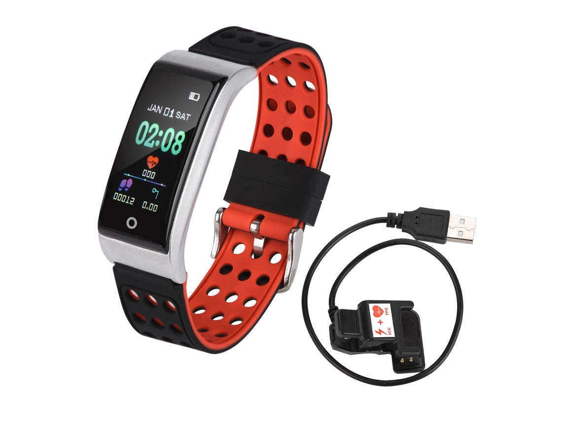 Pulseira Esportiva EOOCOO com monitoramento de ritmo cardíaco e atividades