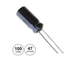 Condensador Electrolitico 47uf 100v 105º DIV