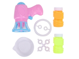 Máquina de Bolhas Elétrica Infantil Luzes Coloridas
