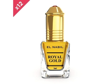 Extrato de Perfume Roll-On Royal Gold X12 Por EL NABIL