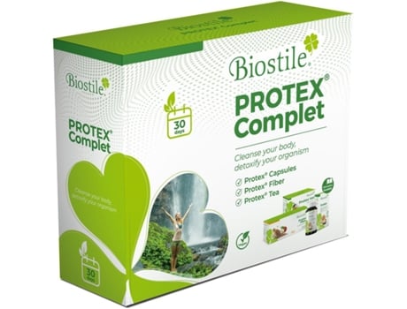 Biostile Protex Complet – Tratamento De 30 Dias Com Cápsulas, Fibras E Chá De Ervas